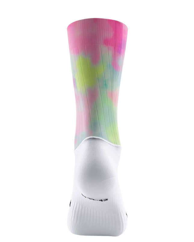 ROCKBROS Neon Tie-Dye Cycling Socks