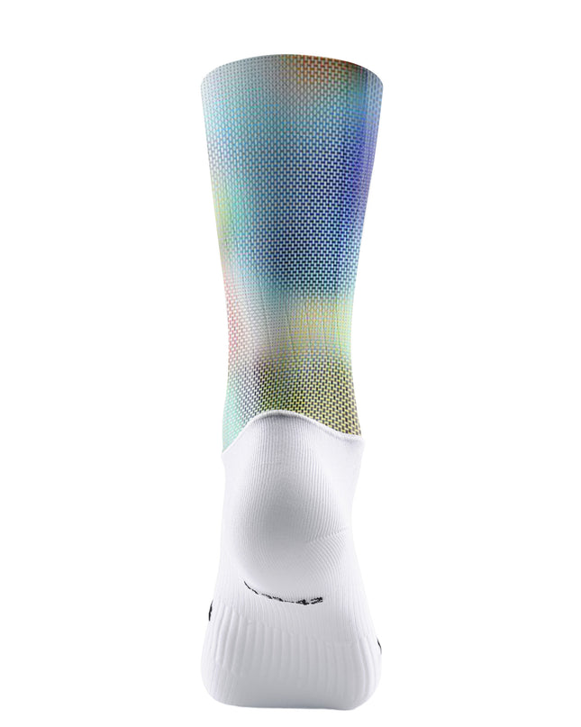 ROCKBROS Holographic Neon Grid Cycling Socks