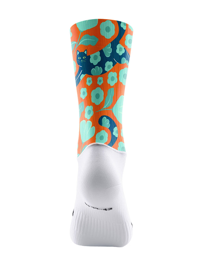 ROCKBROS Floral Cat Socks