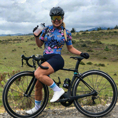 ROCKBROS Women's "Electric Lily" Pop Art Fusion Pro Aero Jersey