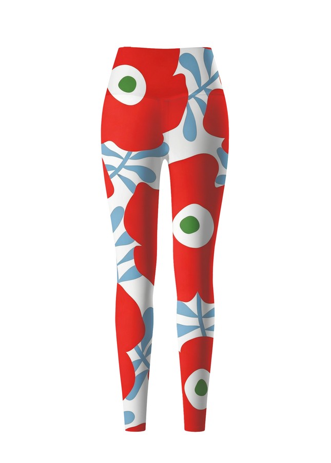ROCKBROS Women Poppy Bloom Long Yoga Pants