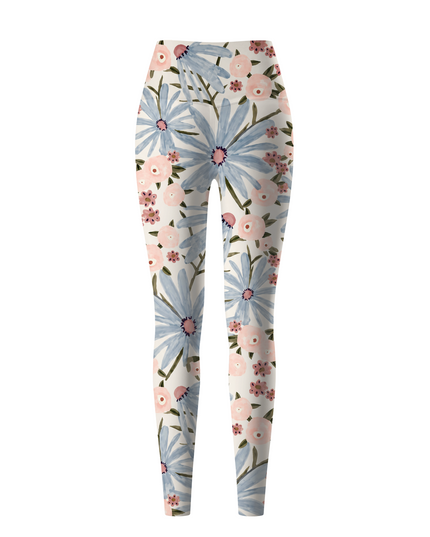 ROCKBROS Women Soft Daisy Garden Long Yoga Pants