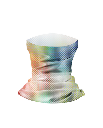 ROCKBROS Holographic Neon Grid Cycling Neck Gaiter