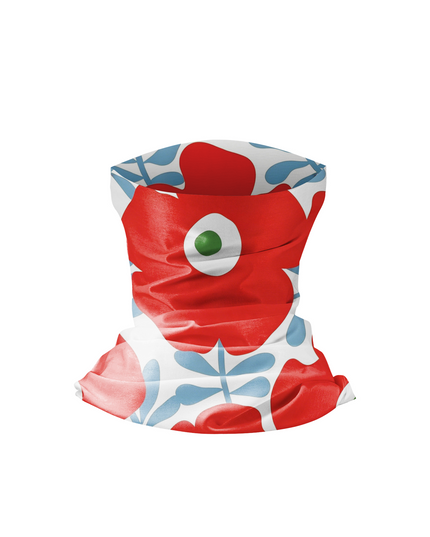 ROCKBROS Poppy Floral Cycling Neck Gaiter