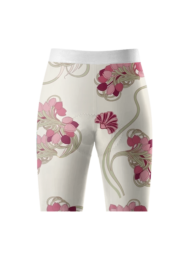 ROCKBROS Women's Art Nouveau Floral Cycling Shorts