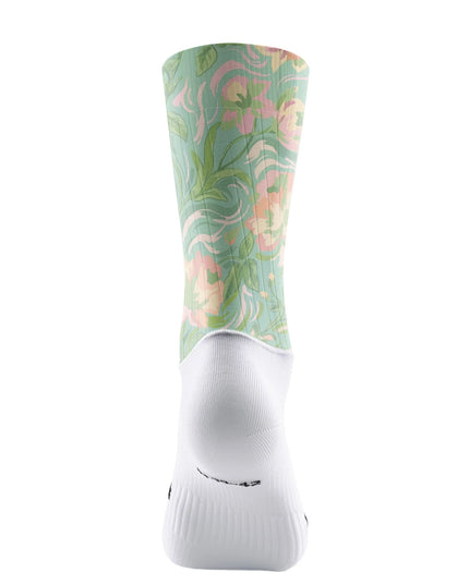 ROCKBROS Women's Vintage Floral Print Cycling Bib Shorts