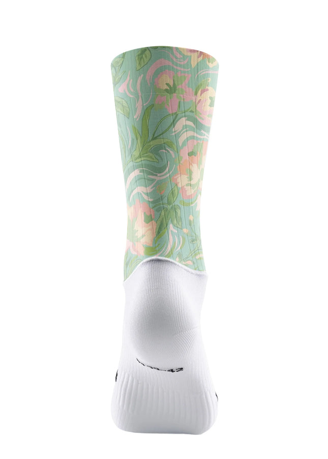 ROCKBROS Women's Vintage Floral Print Short Sleeve Cycling Set