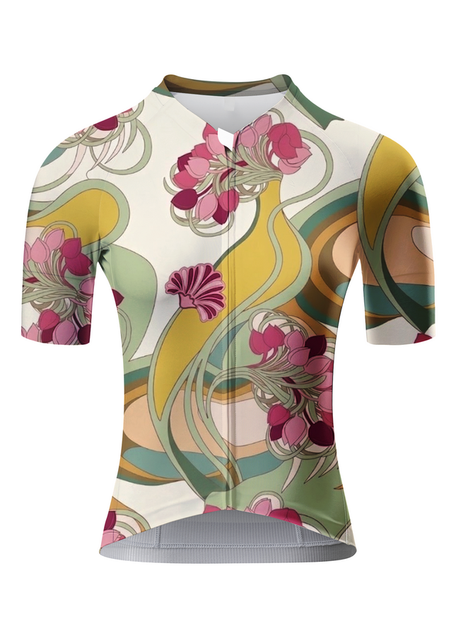 ROCKBROS Women's Art Nouveau Floral Cycling Set