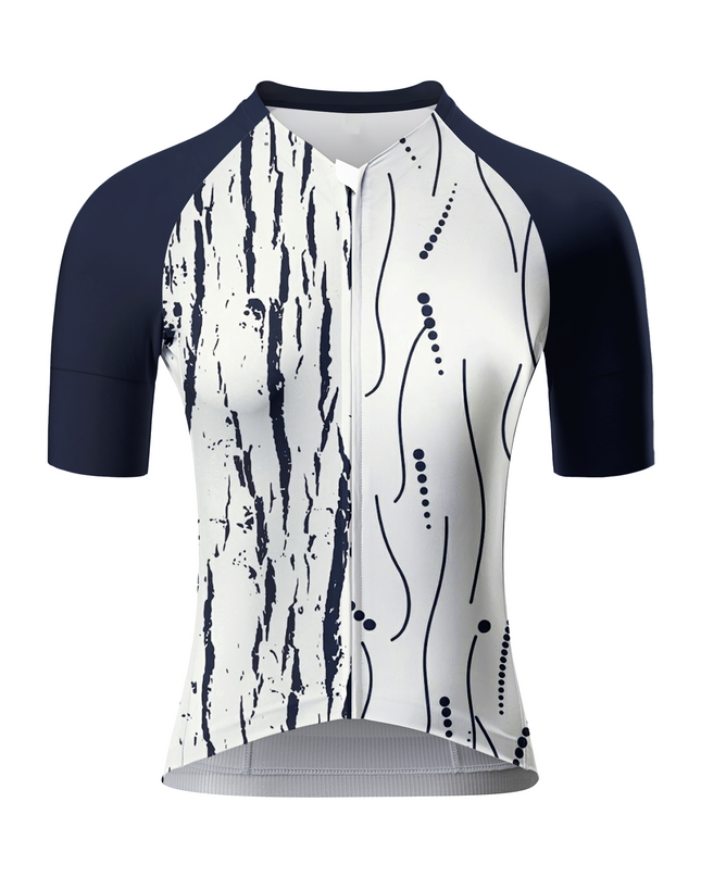 ROCKBROS Women's Minimalist Abstract Line Art Cycling Jersey