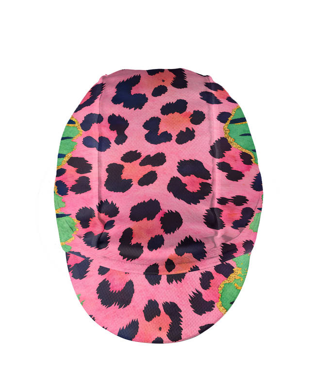ROCKBROS Wild Style Leopard Print Cycling Adapt Cap