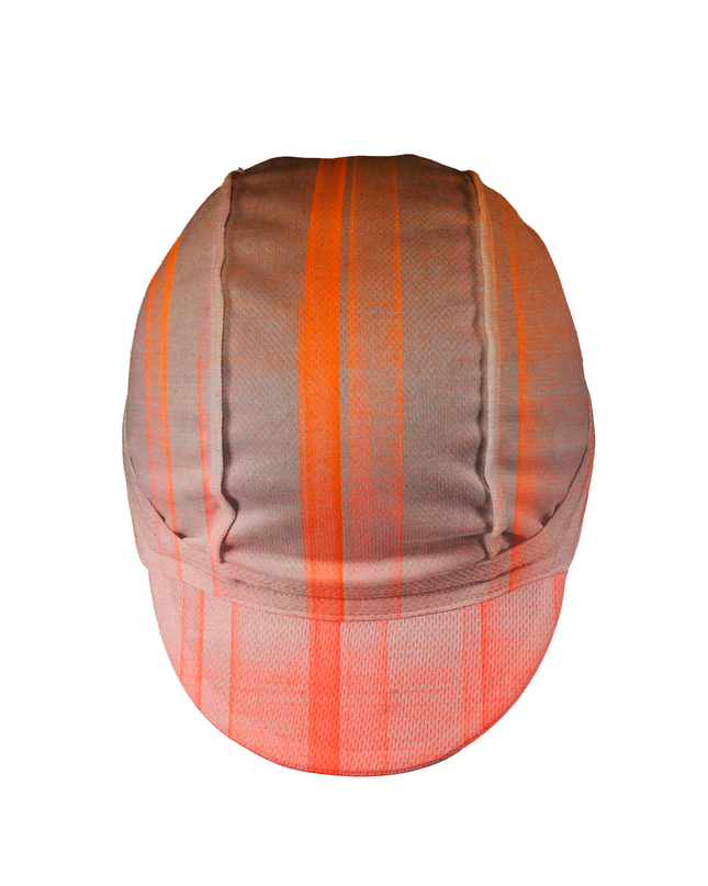 ROCKBROS Cyberpunk Neon Orange Stripe Cycling Cap