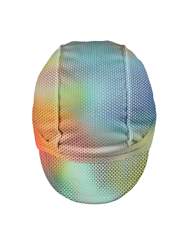 ROCKBROS Holographic Neon Grid Cycling Cap