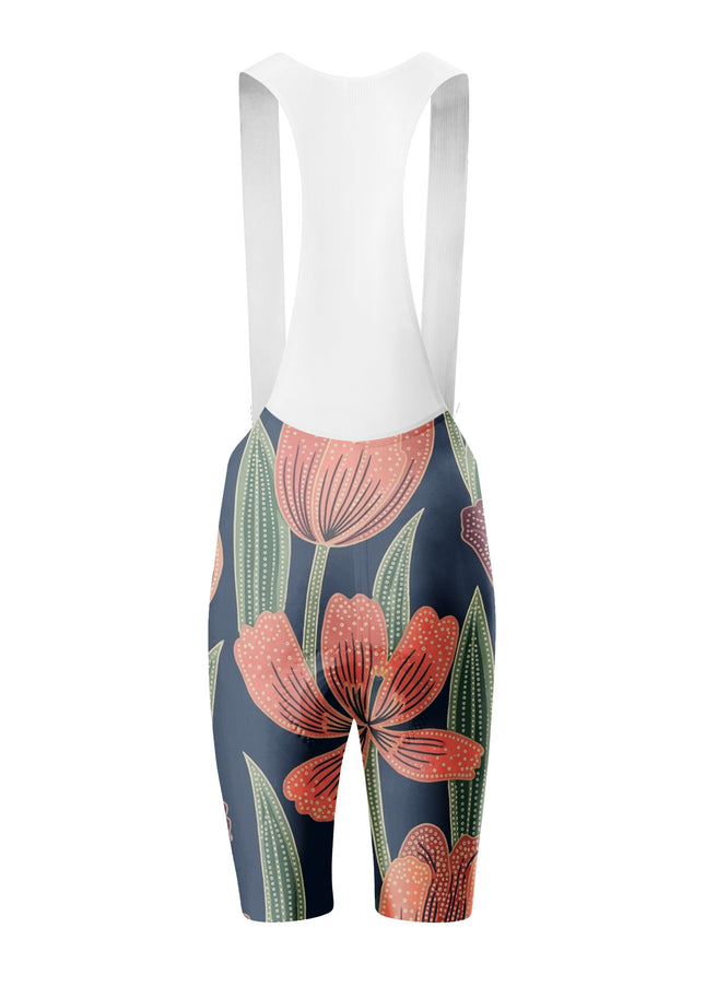 ROCKBROS Women's Midnight Tulip Artistic Cycling Jersey Set