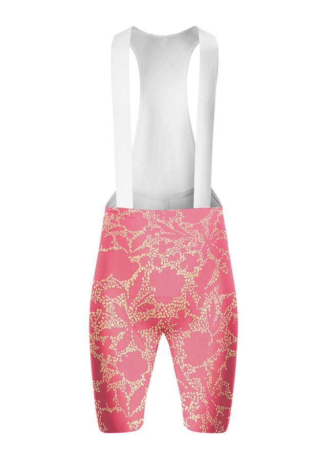 ROCKBROS Women's Burgundy Dot Floral Print Short Sleeve Cycling Set