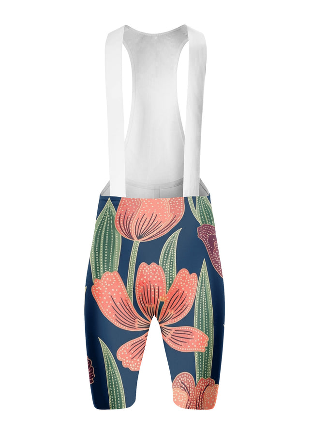 ROCKBROS Women's Midnight Tulip Artistic Cycling Jersey Set