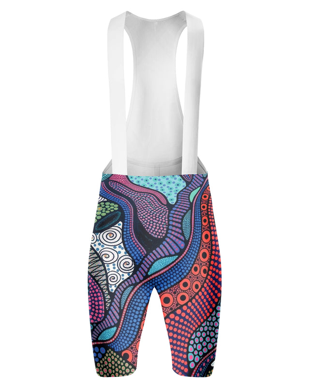 ROCKBROS Women's Psychedelic Dot Pattern Cycling Jersey