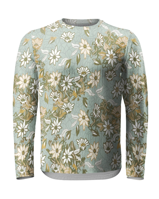 ROCKBROS Vintage Botanical Morandi Cycling Sweatshirt