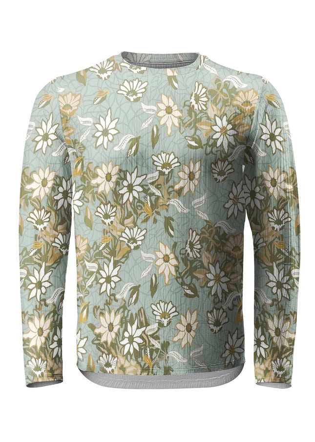 ROCKBROS Vintage Botanical Morandi Cycling Sweatshirt