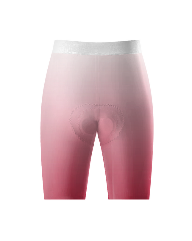 ROCKBROS Women's Pink Gradient Ombre Cycling Shorts