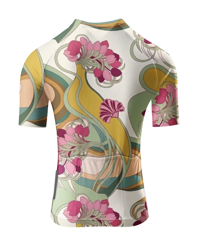 ROCKBROS Women's Art Nouveau Floral Cycling Jersey