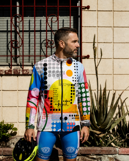 Modern Halftone Dot Geo Pulse Pro Aero Windbreaker Jacket