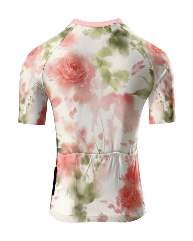 ROCKBROS Women's Watercolor Rose Print Cycling Set