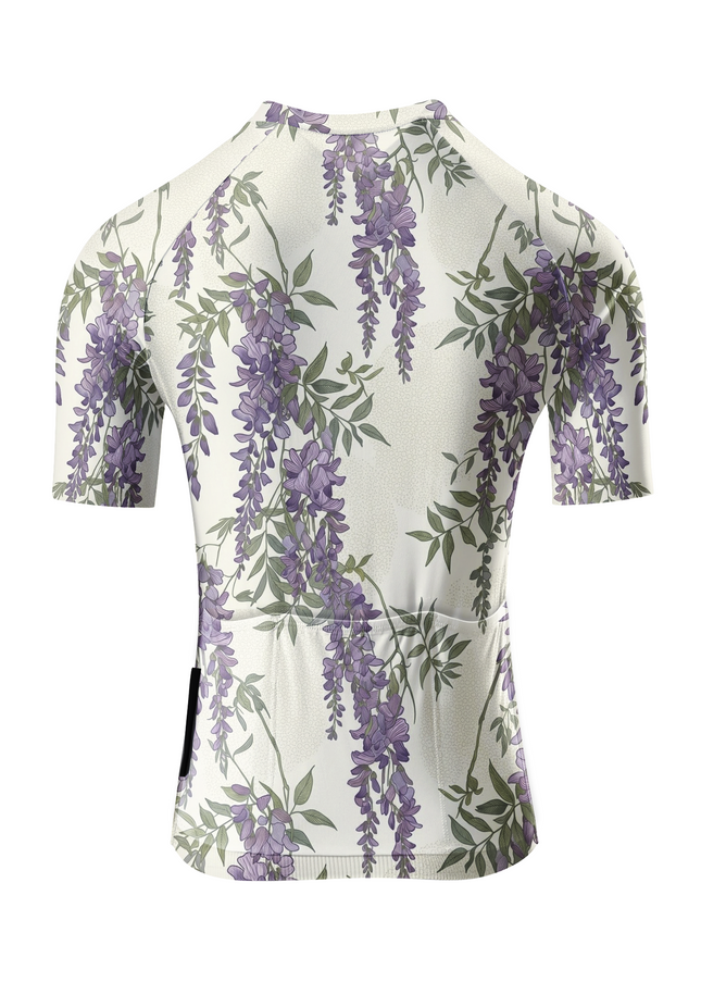 ROCKBROS Women's Wisteria Floral Print Breathable Cycling Jersey