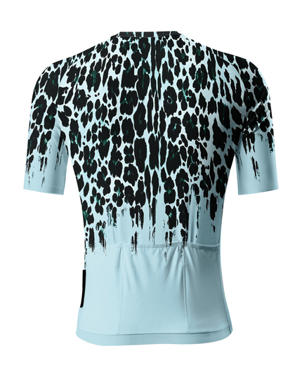 ROCKBROS Men's Wild Style Leopard Father's Day Cycling Jersey