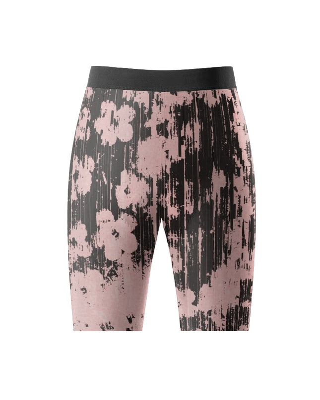 ROCKBROS Women's Distressed Floral Compression Cycling Shorts