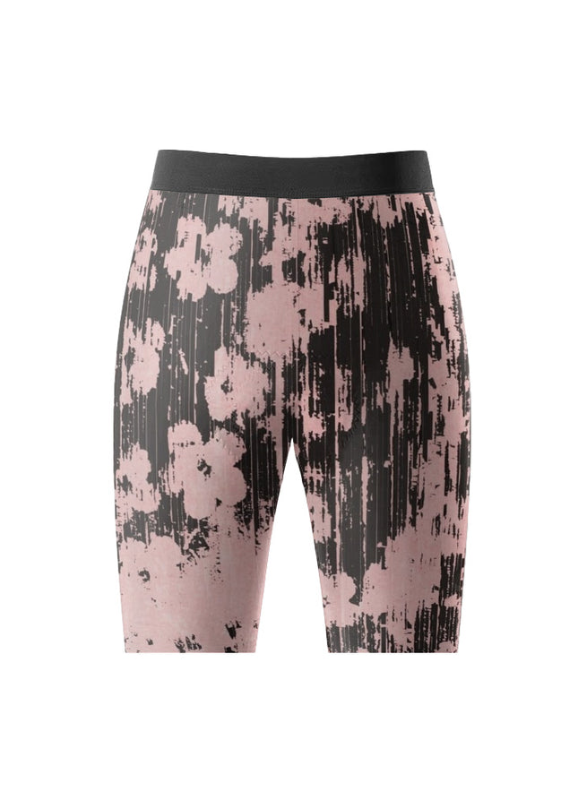 ROCKBROS Women's Distressed Floral Compression Cycling Shorts