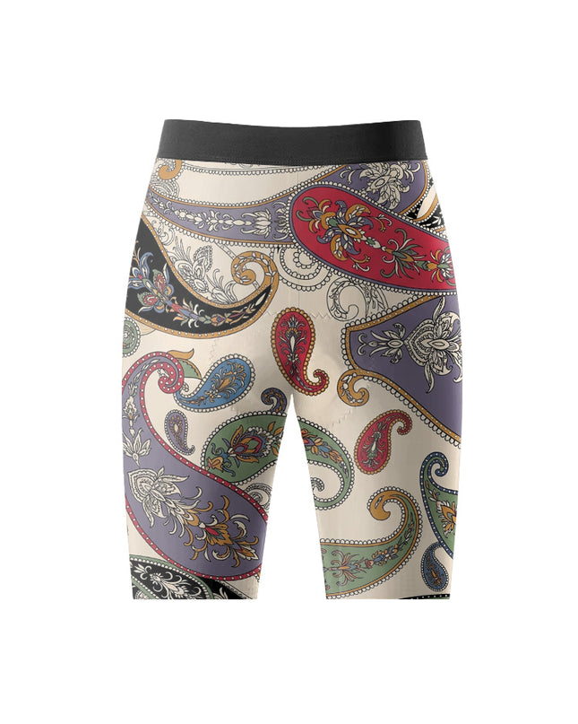 ROCKBROS Men's Vintage Paisley Print Short Sleeve Cycling Jersey