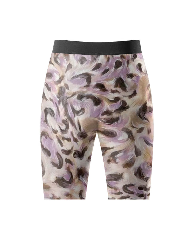 ROCKBROS Women's Purple Abstract Print Cycling Shorts