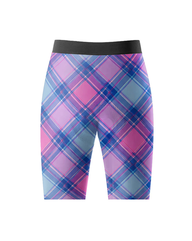 ROCKBROS Women's Pastel Plaid Harmony Cycling Shorts
