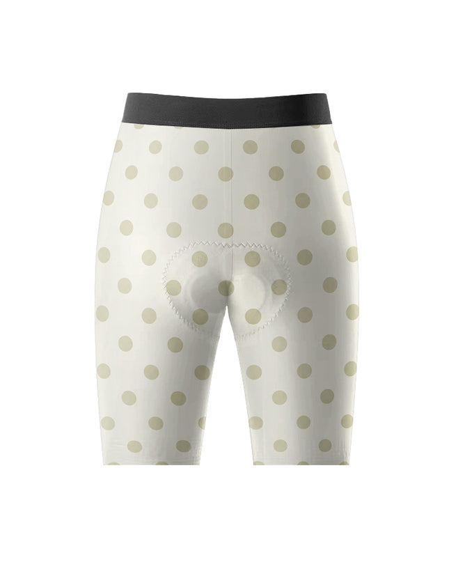 ROCKBROS Women's Polka Dot Cycling Shorts Padded Road Bike Shorts High Waist Tights