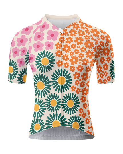 ROCKBROS Women Early Morning Flower Cycling Jersey
