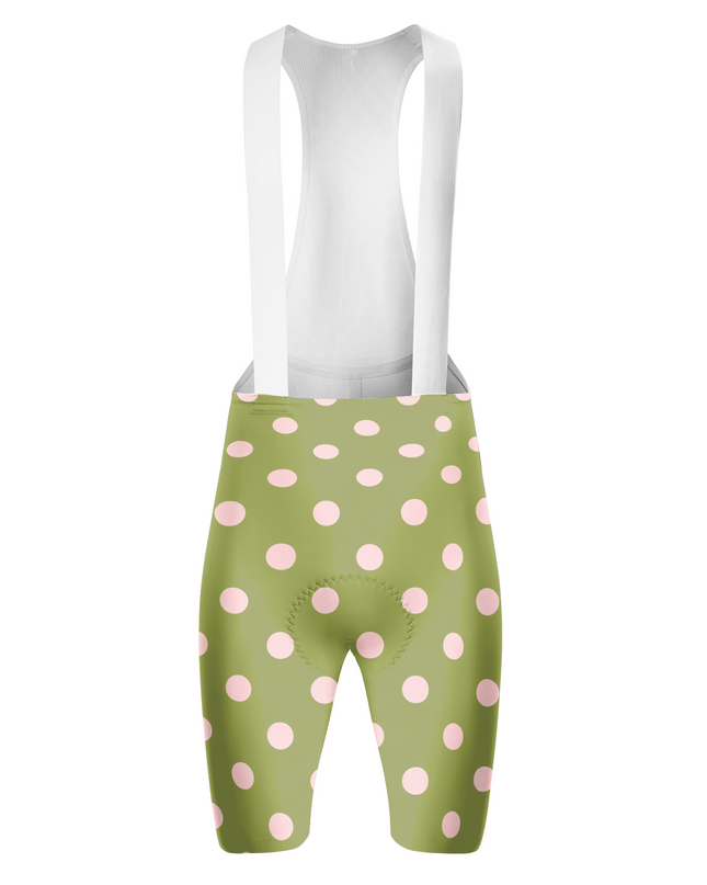 ROCKBROS Women's Nature-Inspired Polka Dot Cycling Bib Shorts