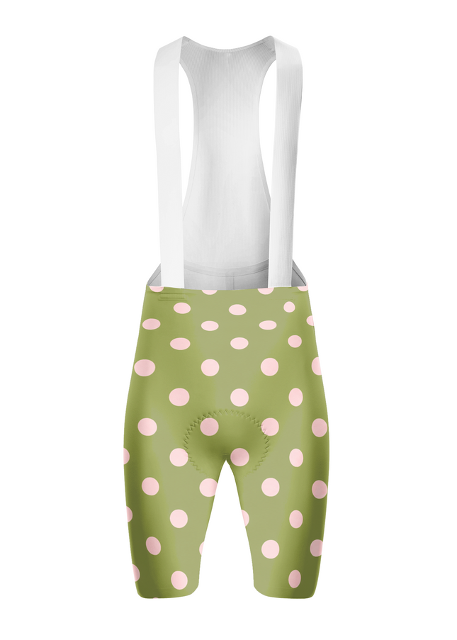 ROCKBROS Women's Nature-Inspired Polka Dot Cycling Bib Shorts