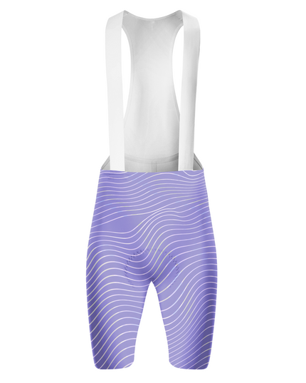 ROCKBROS Women's Lavender Wave Cycling Bib Shorts