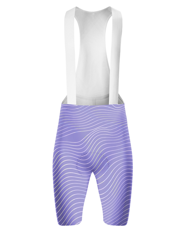 ROCKBROS Women's Lavender Wave Cycling Bib Shorts