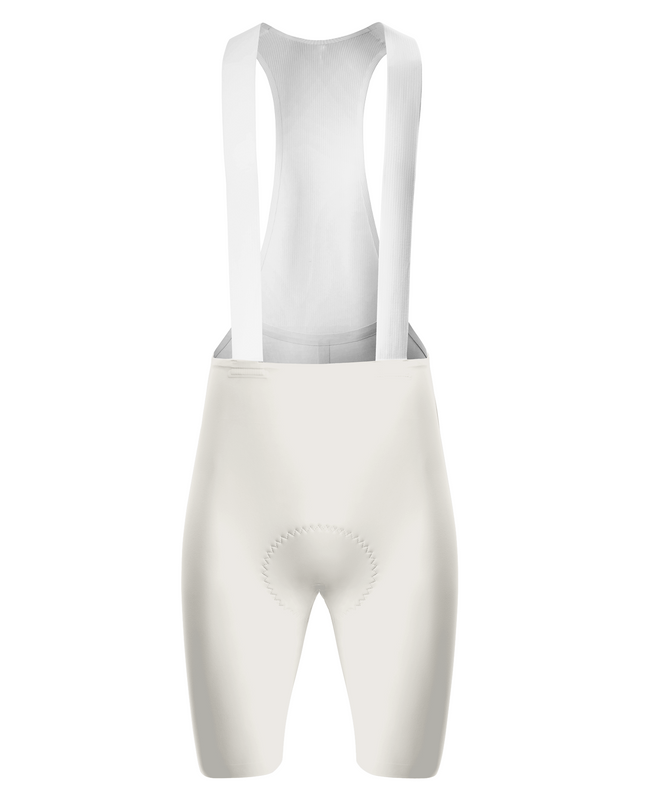 ROCKBROS Women's Solid Off-White Cycling Bib Shorts