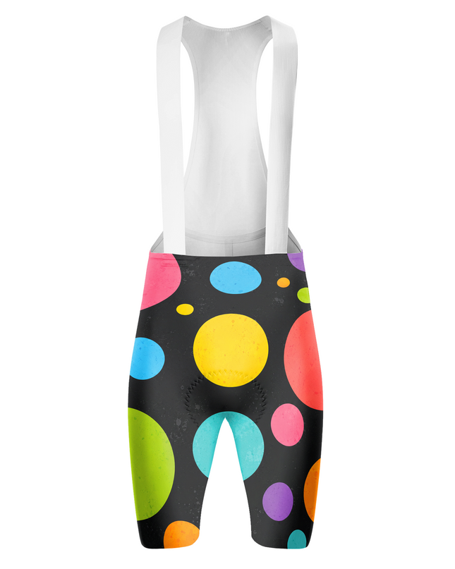 ROCKBROS Women's Techwear Graffiti Dot Cycling Bib Shorts