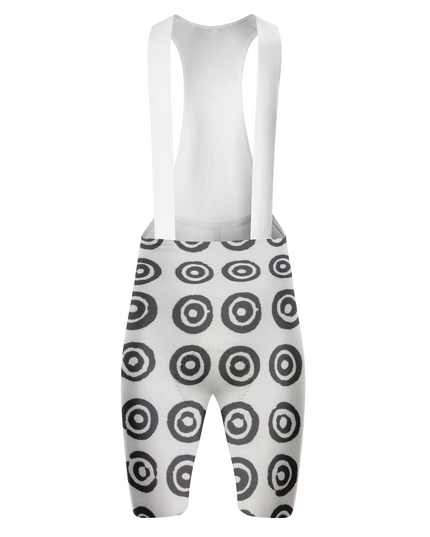 ROCKBROS Women's Abstract Circle Print Cycling Bib Shorts