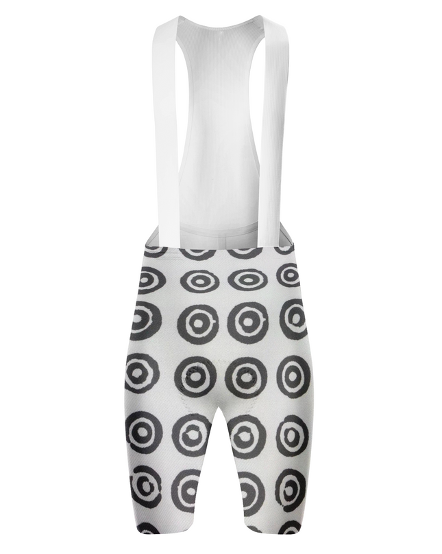 ROCKBROS Women's Abstract Circle Print Cycling Bib Shorts