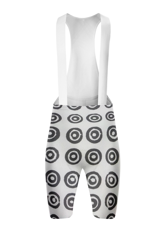 ROCKBROS Women's Abstract Circle Print Cycling Bib Shorts