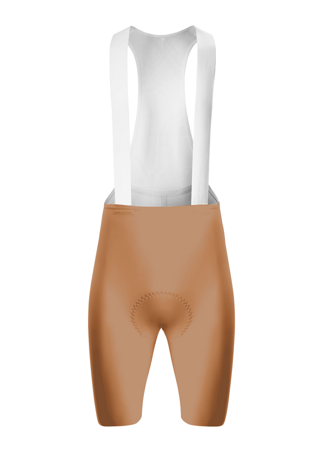 ROCKBROS Women's Solid Earth Brown Cycling Bib Shorts