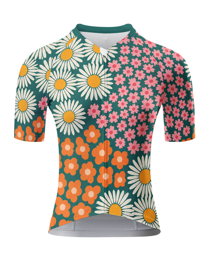 ROCKBROS Women Early Morning Flower Cycling Jersey