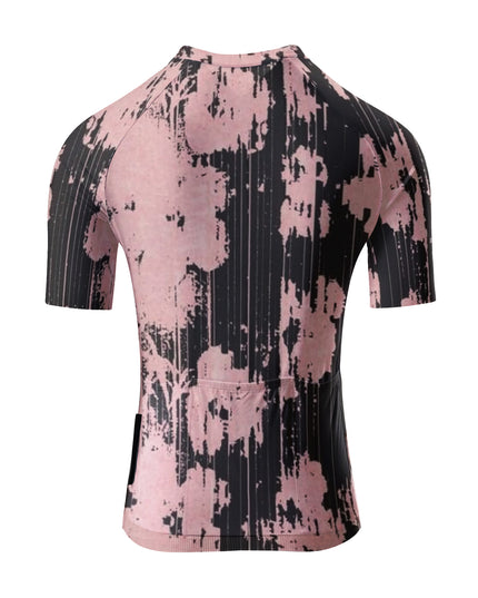 ROCKBROS Women's Pink Distressed Floral Cycling  Set