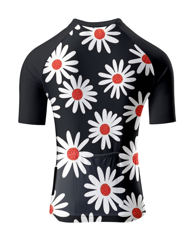 ROCKBROS Women's Daisy Print Cycling Jersey