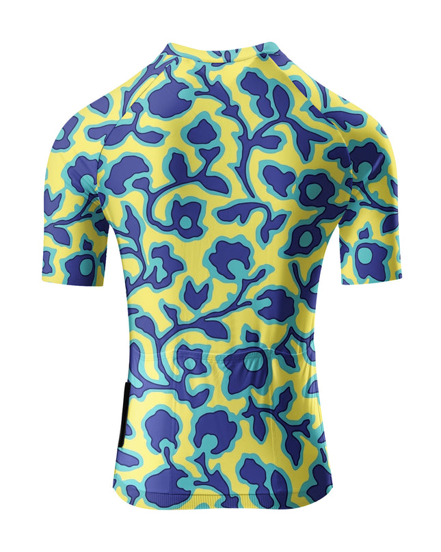 ROCKBROS Women's Artistic Floral Print Short Sleeve Cycling Set