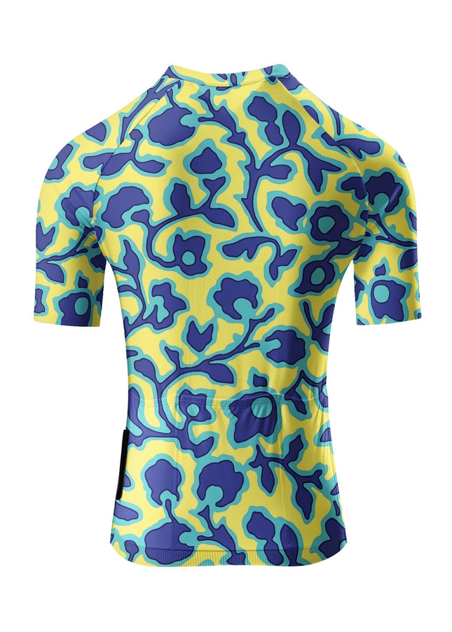 ROCKBROS Women's Artistic Floral Print Short Sleeve Cycling Set